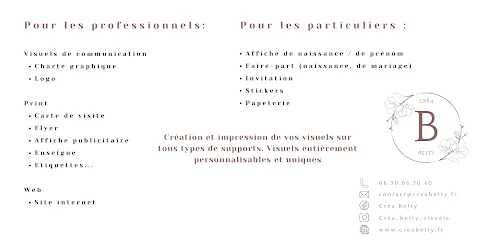 Image de Créa Betty, créatrice de faire-part uniques et d'article de communication pour les professionnels.