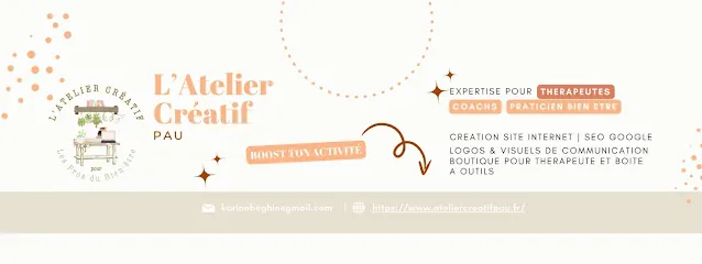Image de L’Atelier Créatif | Création site internet et logo pour indépendant à Pau | SEO local | Karine Béghin